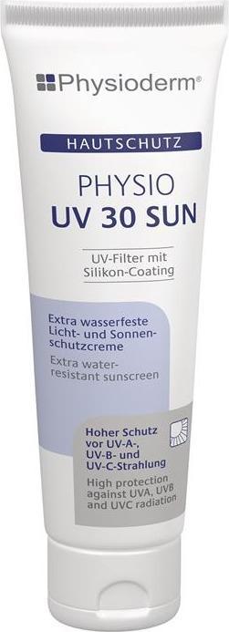 Actual product image PGP Skin protection cream PHYSIO UV 30 SUN 100 ml water resistant (Suntan cream, SPF 30, 100 ml, 115 g)