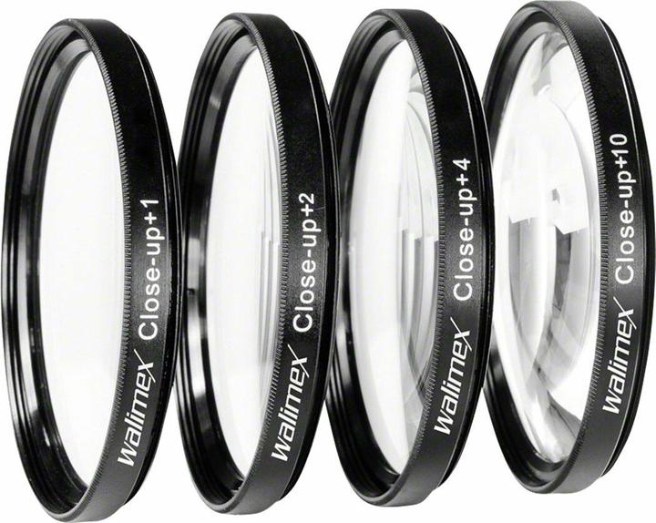 Walimex Close up macro lens set 55 mm (55 mm, Close-up lens, 55 mm)