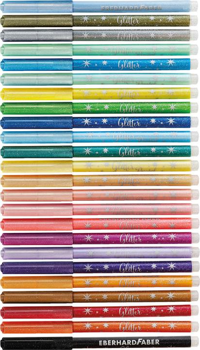 Produktbild EberhardFaber Fasermaler Glitter (Mehrfarbig, 24 x)