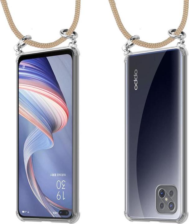 Produktbild Cadorabo TPU Handy Kette SILBER Cover