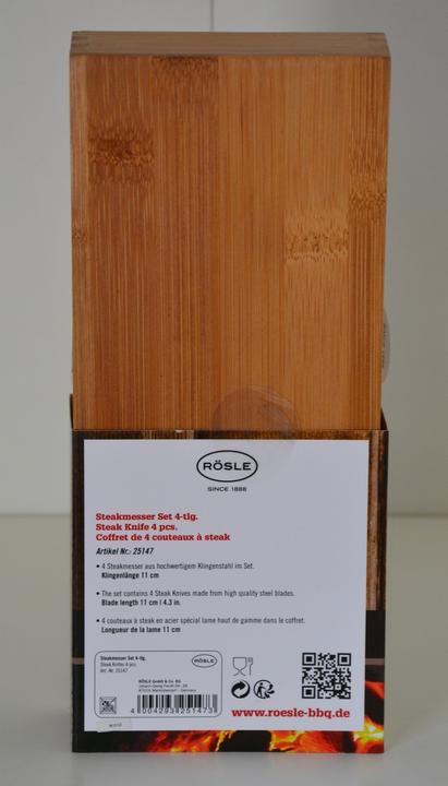 Image du produit Rösle Ensemble de couteaux à steak (4 pièce(s), Couteau)