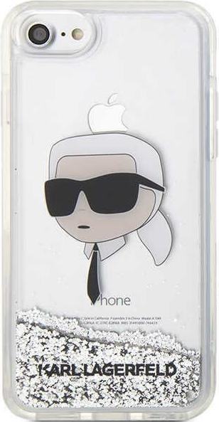 Image du produit Karl Lagerfeld KLHCI8LNKHCH iPhone 7/8/ SE 2020/2022 argent/argent hardcase paillettes Karl Head (Apple iPhone 7, Apple iPhone 8, Apple iPhone SE)