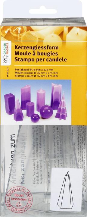 Actual product image Exagon Pentake gel casting mold Gr.