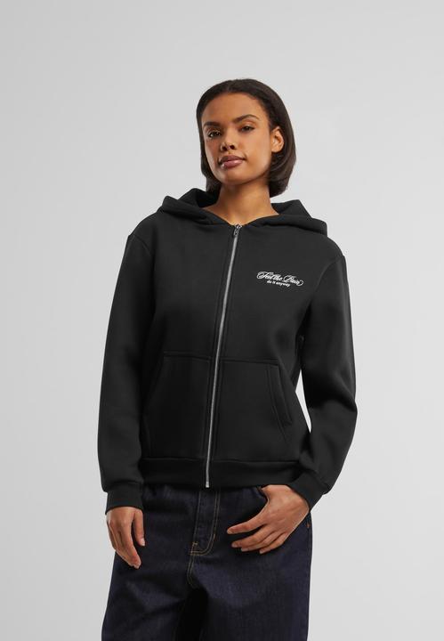 Actual product image Miss Tee Feel The Pain Ladies Fluffy Zip Hoody - 185287 (M)