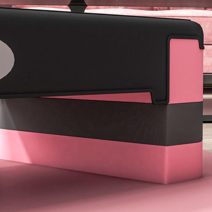 Immagine prodotto Swisshandel24 Stepper aerobico, regolabile in altezza, 80x31x10/15/20cm, fino a 150 kg, nero/rosa/grigio
