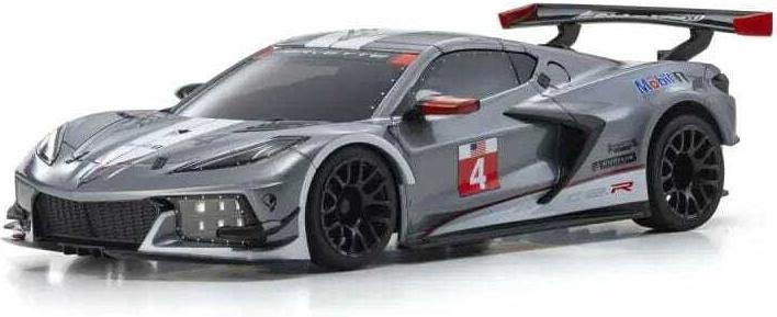 Immagine prodotto Kyosho Mini-Z MR-03 Corvette C8-R 1:28, Gun Metal/Bianco, ARTR (ARR Quasi lettura a corredo)