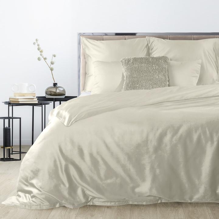 Actual product image Eurofirany DIVA LINE DINA High quality cotton satin single color bedding set, 220 X 200 cm, 2 pcs. 70 X 80 cm (Duvet cover, 220 x 200 cm)