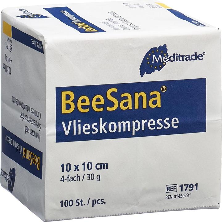 Meditrade Vlieskompressen 30 g/m2 unsteril ohne RX 4-fach