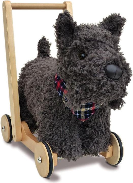 Actual product image little bird told me Scottie Dog Push Along