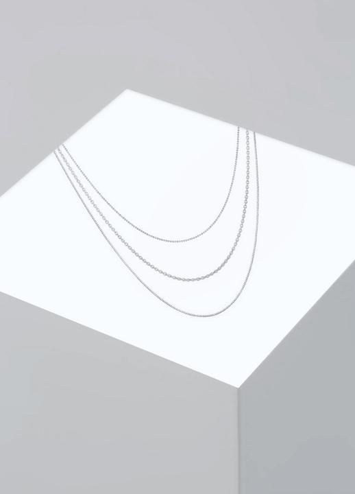 Image du produit Elli 3-lagige Kette (Argent Sterling, 45 cm)