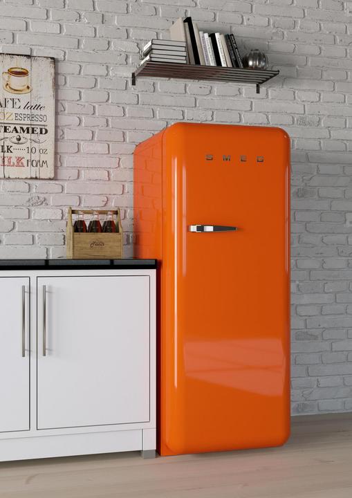 Immagine prodotto Smeg FAB28ROR6 Kühlschrank Rechtsanschlag Orange 50's Style, 2025 Modell, EEK: C (270 l)