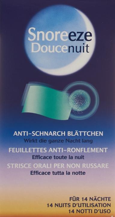 Actual product image Snoreeze Doucenuit anti-snoring leaf