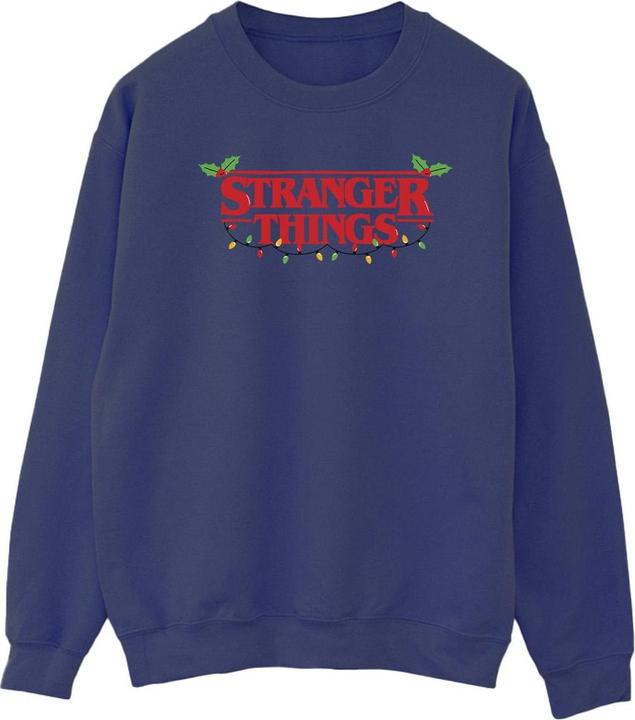 Actual product image Netflix Mens Stranger Things Christmas Lights Sweatshirt (S)