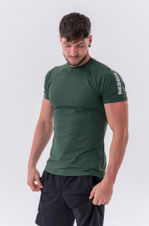 Nebbia Sporty Fit T-shirt "Essentials" 326 dark green (XL)