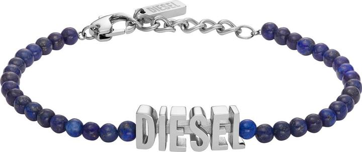 Diesel Armband FONT (17.80 cm, Edelstahl, Farbstein)