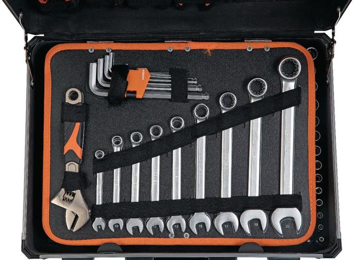 Image du produit Kendo Coffre à outils à roulettes avec 161 outils (161 pièces)