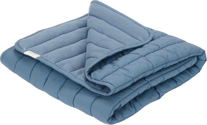 Actual product image Little Dutch Quilted bedspread for children's beds Dark Blue (140 x 110 cm)