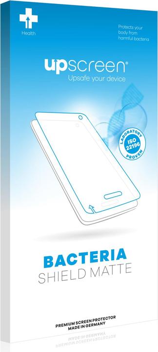 Actual product image upscreen Matt antibacterial screen protector
