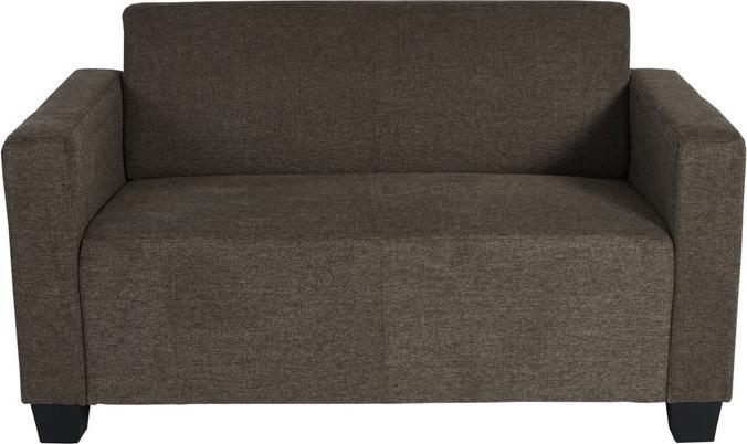 Image du produit Swisshandel24 Canapé 2 places Lyon Canapé lounge tissu/textile marron (2 places)