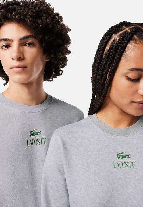 Produktbild Lacoste Sweatshirt Pullover mit Rippbündchen und Logo (S)