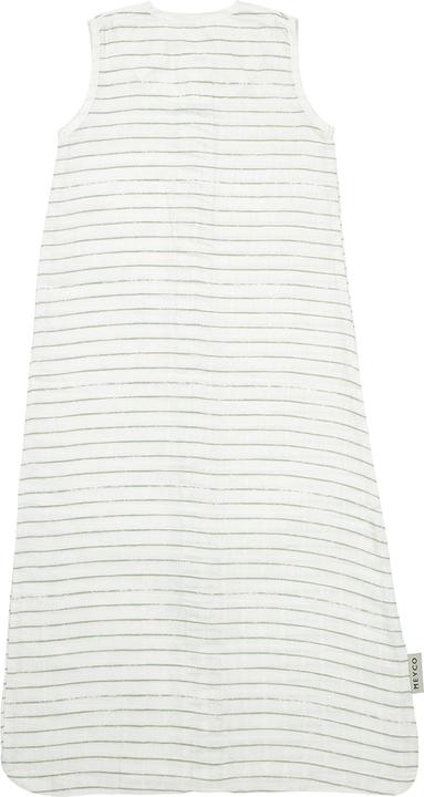 Image du produit Meyco Baby Stripe sac de couchage - mousseline - vert tendre - 110cm (110 cm)