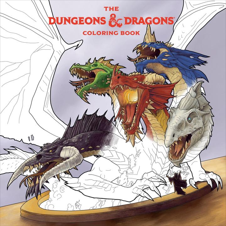 Immagine prodotto Il libro da colorare di Dungeons & Dragons (Licenza ufficiale di Dungeons & Dragons, Inglese)