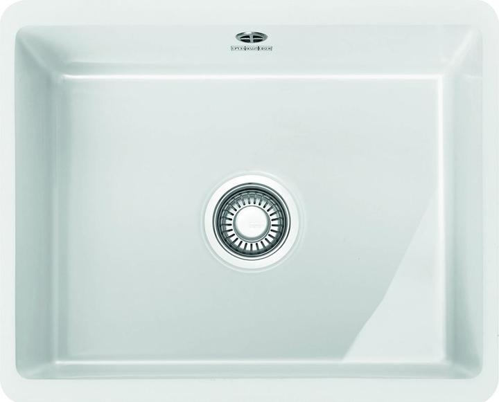 Franke Ceramic sink Kubus, KBK 110-50, Glacier (Fitted sink, 44.50 cm, 54.50 cm)
