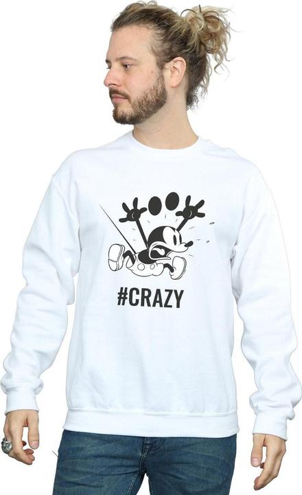 Immagine prodotto Disney Mickey Mouse #Crazy Felpa Uomo (XXL)