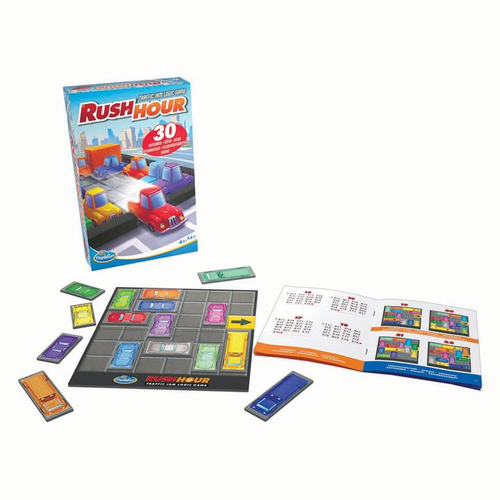 Image du produit Ravensburger ThinkFun - 76642 - Rush Hour Mitbringspiel - Le célèbre jeu de logique dans un format compact sous (Allemand, Italien, Hongrois, Français, Polonais)