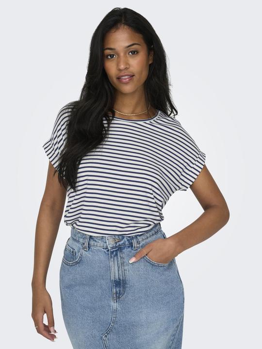 Image du produit Only Onlmoster Stripe S/S O-Neck Top Jrs Noos (L)