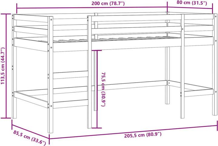 Actual product image VidaXL Idette (80 x 200 cm)
