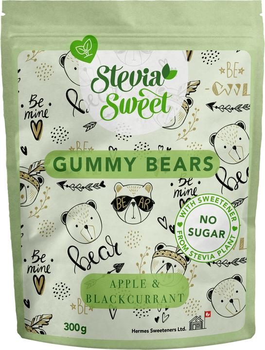 Stevia Sweet Oursons gélifiés pomme et groseille (1 pcs, 250 g)