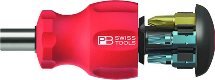 PB Swiss Tools PB Insider Stubby (Viti con testa a intaglio, Torx (TX), Fessura croce Phillipps (PH))