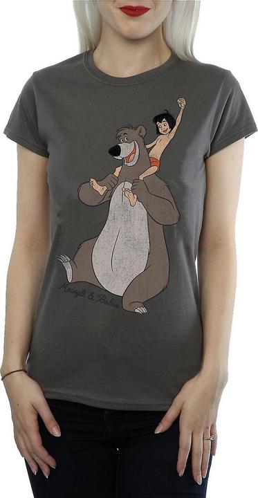 Immagine prodotto Disney Maglietta Donna/Ladies Classic Mowgli And Baloo Heather (XXL)