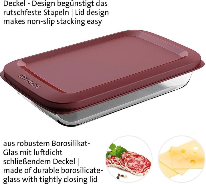 Produktbild Westmark Aufschnittschale, Glas, 1000 ml (1 l)