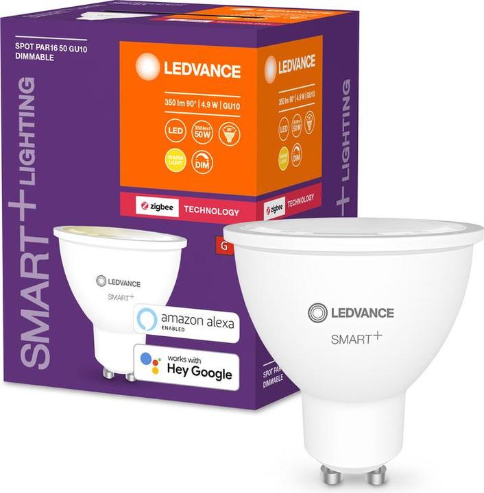 Image du produit Ledvance Smart+ Lecture (GU10, 4.50 W, 350 lm, 1 x, G)
