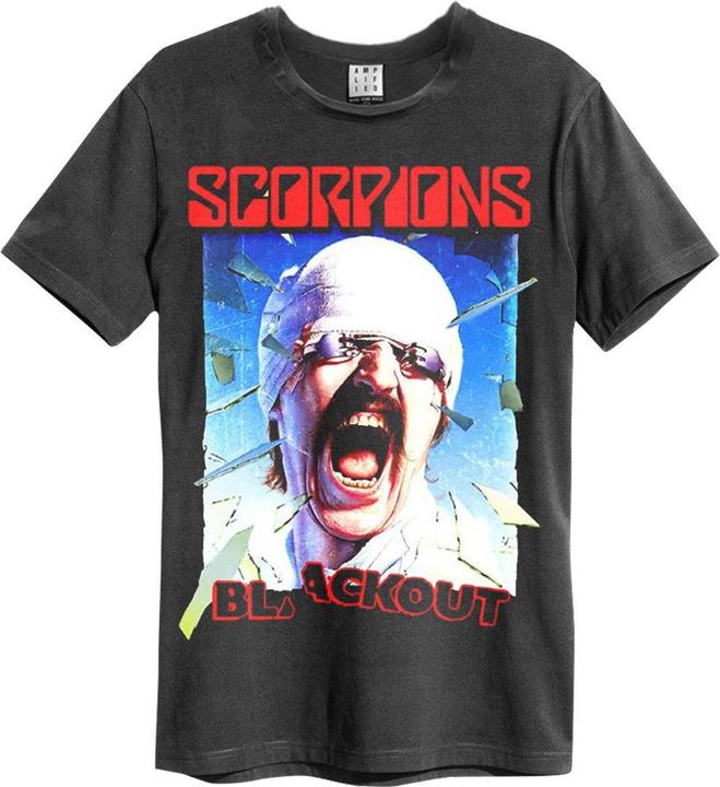 Produktbild Amplified Erwachsene Blackout Scorpions TShirt (L)