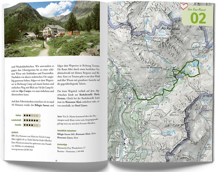 Produktbild Kümmerly+Frey Raus und Wandern Panoramawege - Wanderführer (Deutsch, Claudia Ruf, Yvonne Zürrer, 2025)