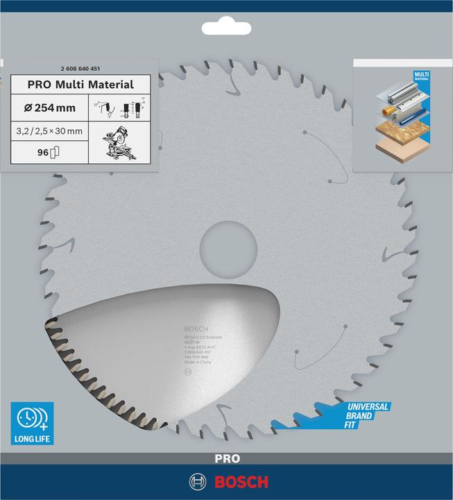 Productafbeelding Bosch Professional Zubehör Multi materiaal
