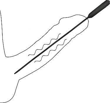 Image du produit Ouch! Silcone Vibrating Bullet Plug Extra Long - Son urétral