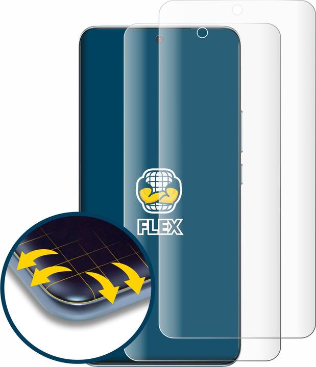 Produktbild BROTECT Fullscreen Schutzfolie Displayschutz Folie Klar Transparent (2 Stück, Xiaomi Redmi K60E 5G)
