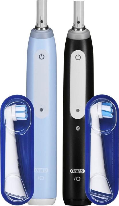 Image du produit Oral-B iO Series 3 Matt Black/Ice Blue Duo Edition (Brosse à dents oscillo-rotative)