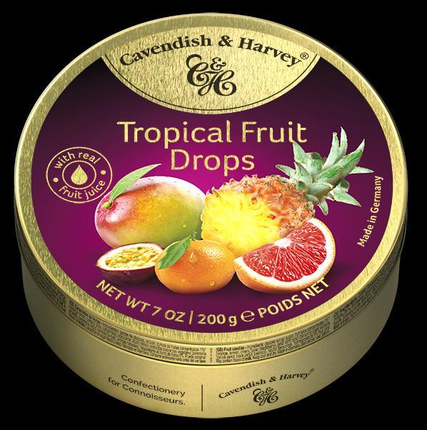 Actual product image Cavendish & Harvey Tropical Fruit Drops (1 pcs., 200 g)