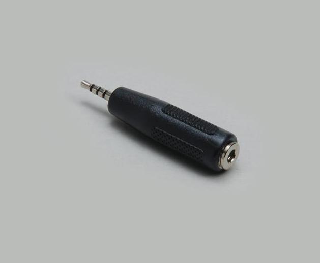 Image du produit BKL Electronic Adaptateur jack Jack mâle 2.5 mm - Jack femelle 3.5 mm (Adaptateur jack)
