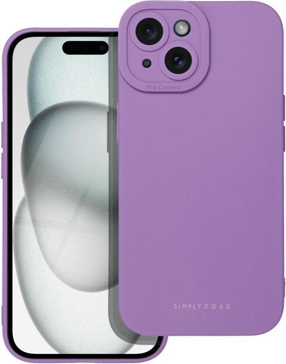 Actual product image Roar Headphone case case LUNA for IPHONE 15 Violet (Apple iPhone 15)
