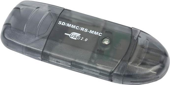 Produktbild Gembird FD2-SD-1 Kartenleser (MMC, SD, RS-MMC) (USB 2.0)