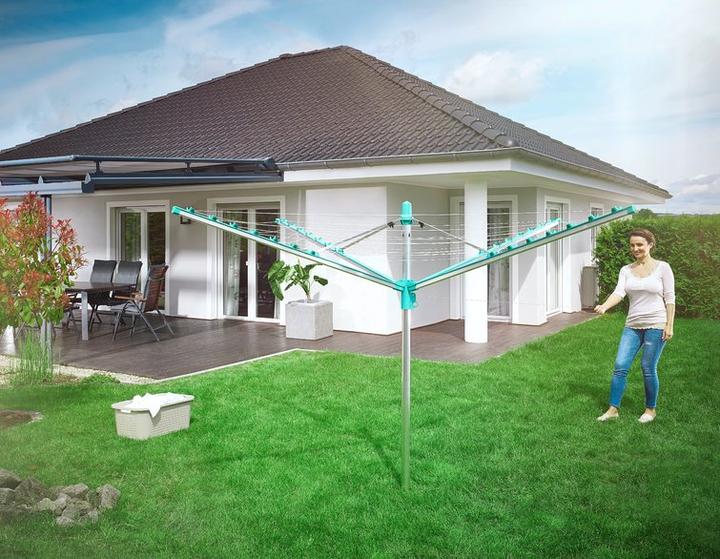 Actual product image Leifheit Linomatic 400 Easy 40 m rotary dryer (40 m)