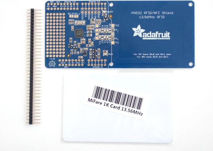Immagine prodotto Adafruit PN532 Shield controller NFC/RFID per Arduino Extr