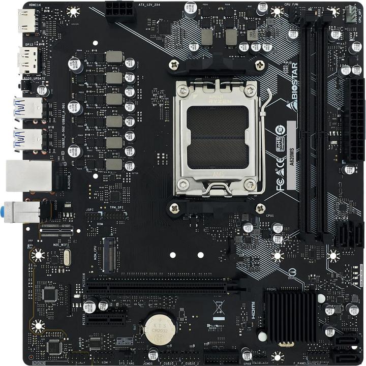 Image du produit Biostar A620MS (A620,AM5,mATX,DDR5) (AM5, AMD A620, mATX)