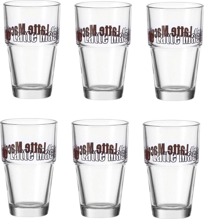 Actual product image Leonardo Latte Macchiato Glass Solo, satin 4.1 dl, 6 pieces (0.41 l, 6 x)